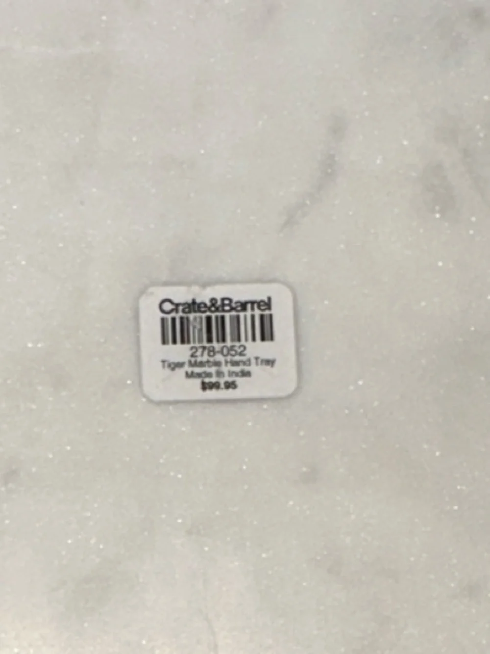 NEW! Crate&Barrel & Paola Navone MANO in Marble from 2013-2014